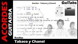 bacilos tab y chanel chords.